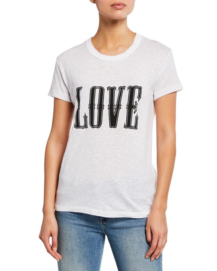 Love Graphic Over-dyed Tee