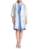 Tebe Floral-print Long Coat,