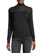Mock-neck Illusion Long-sleeve