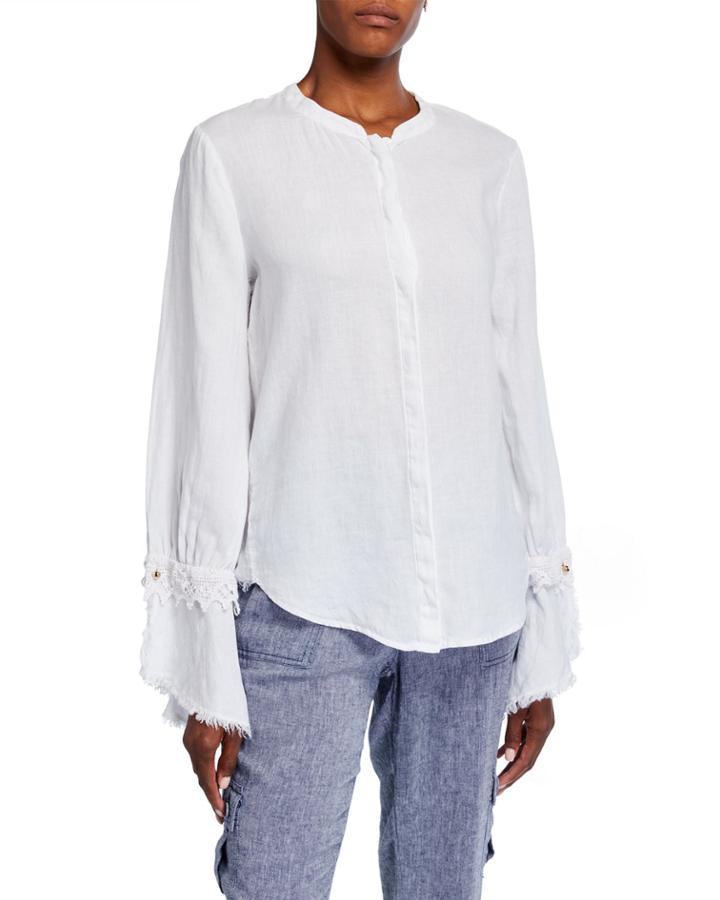 Parisian Raw Edge Linen-blend