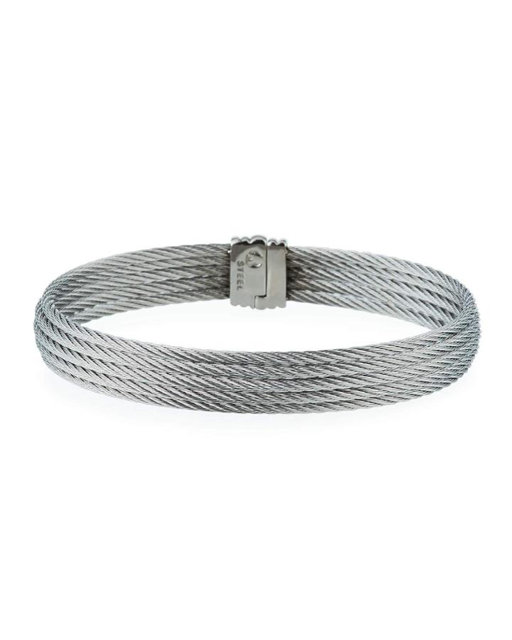 Stacked 5-row Cable Bangle
