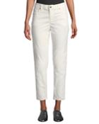 Mid-rise Tapered-leg Slim Ankle Jeans
