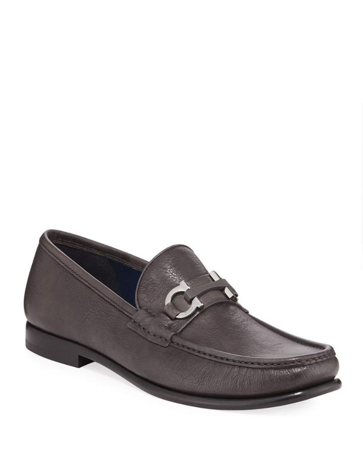 Men's Crown Gancio-bit Leather