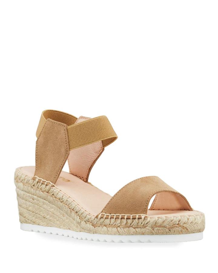 Toni Suede Ankle Strap Espadrilles