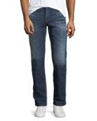 Zach Distressed Straight-leg Jeans