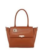 Large Saffiano Top-handle Crossbody Bag,