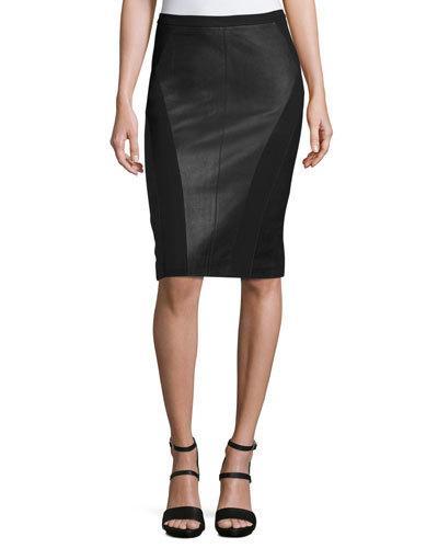 Leather-paneled Pencil