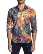 Men's Long-sleeve Mixed Animal-print