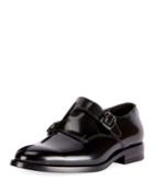 Dare Eli Patent Leather Monk-strap