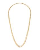 Triple Long-strand Necklace In 14k Yellow Gold