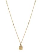 14k Gold Diamond Buddha Necklace