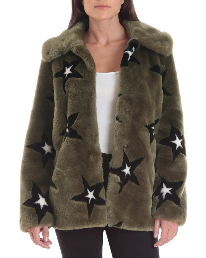 Faux-fur Star Pattern