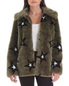 Faux-fur Star Pattern