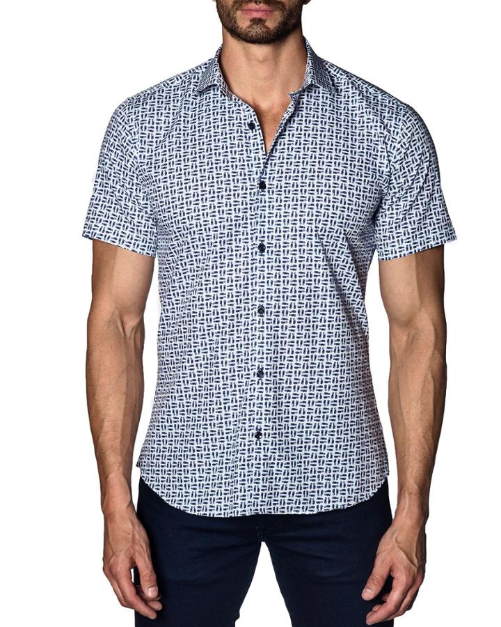 Men's Semi-fitted Short-sleeve Footprint