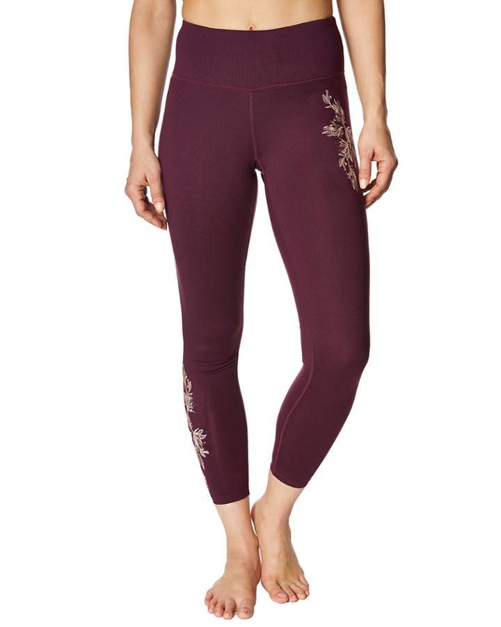 Floral-embroidered High-rise