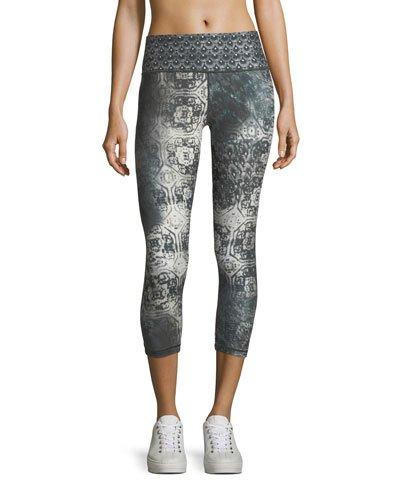 Monsoon Print Smooth Capri