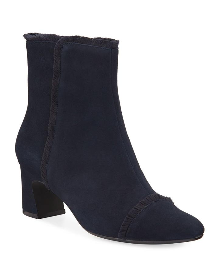 Daphne Suede Fringe Booties