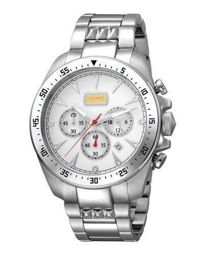 44mm Men's Sport Chrono Watch W/ Bracelet,