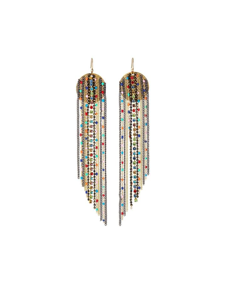 Multi-chain Waterfall Earrings