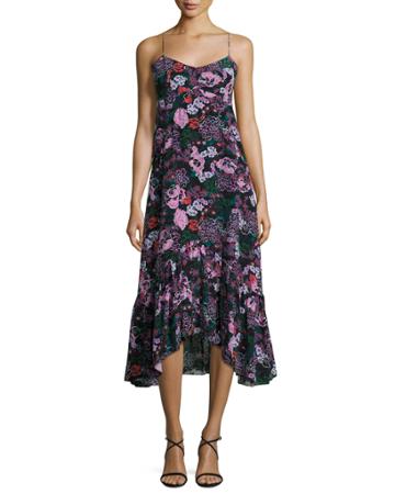 Inga Floral-print Sleeveless