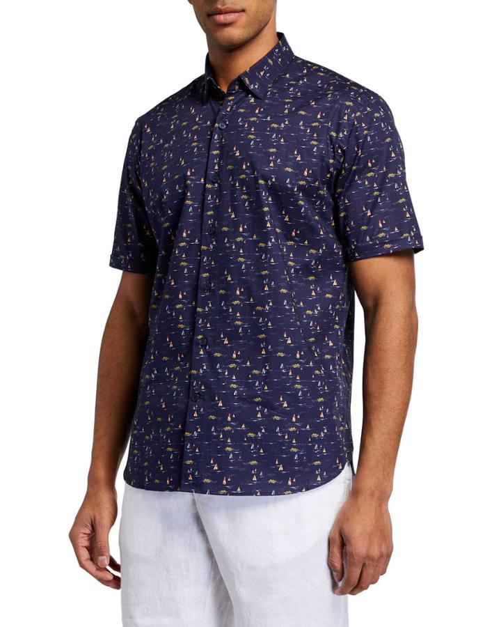 Men's Sailboat Print