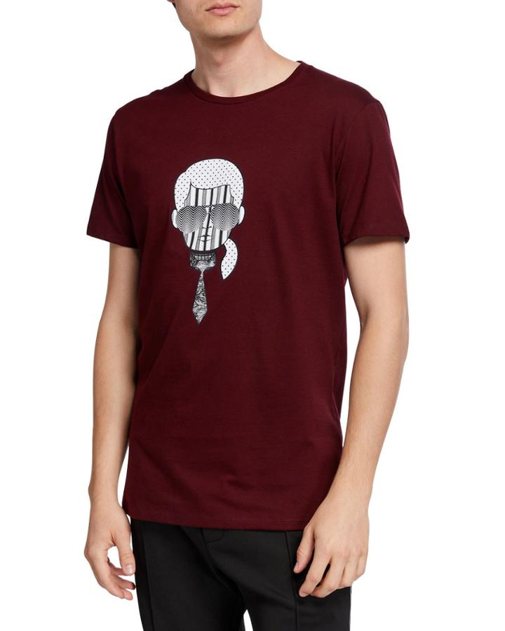 Men's Karl Head Print T-shirt