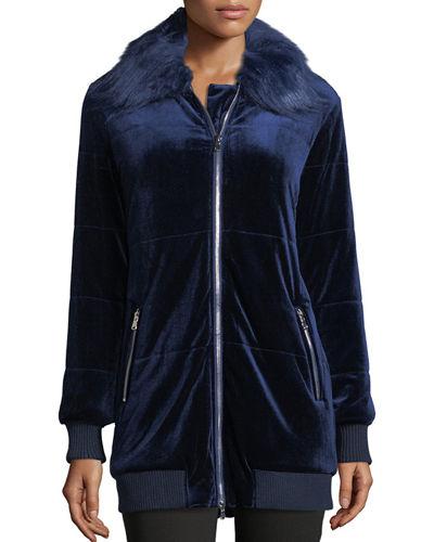 Faux-fur Trimmed Puffer Jacket