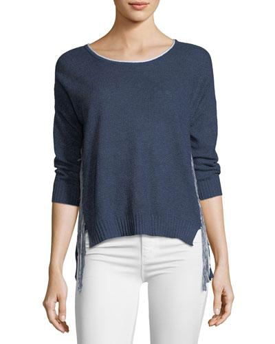 Fringe-trim High-low