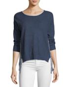 Fringe-trim High-low