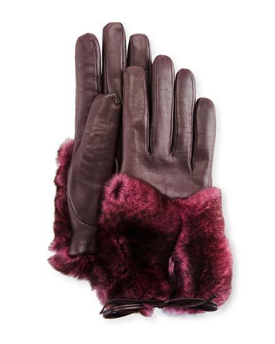 Fur Trim Gloves