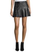Cyrus Studded Leather Flounce