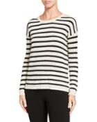 Striped Long-sleeve Cashmere