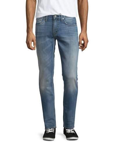 Tyler Faded Denim Jeans, Bisson