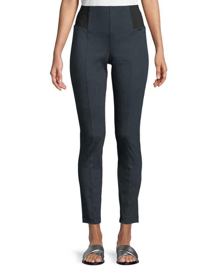 Denim Ponte Cropped
