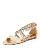 Tristen Ii Metallic Leather