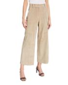 Over-pleated Wide-leg