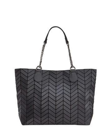 Chevron Titled Tote Bag