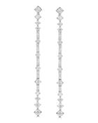 14k Linear Chandelier Diamond Earrings