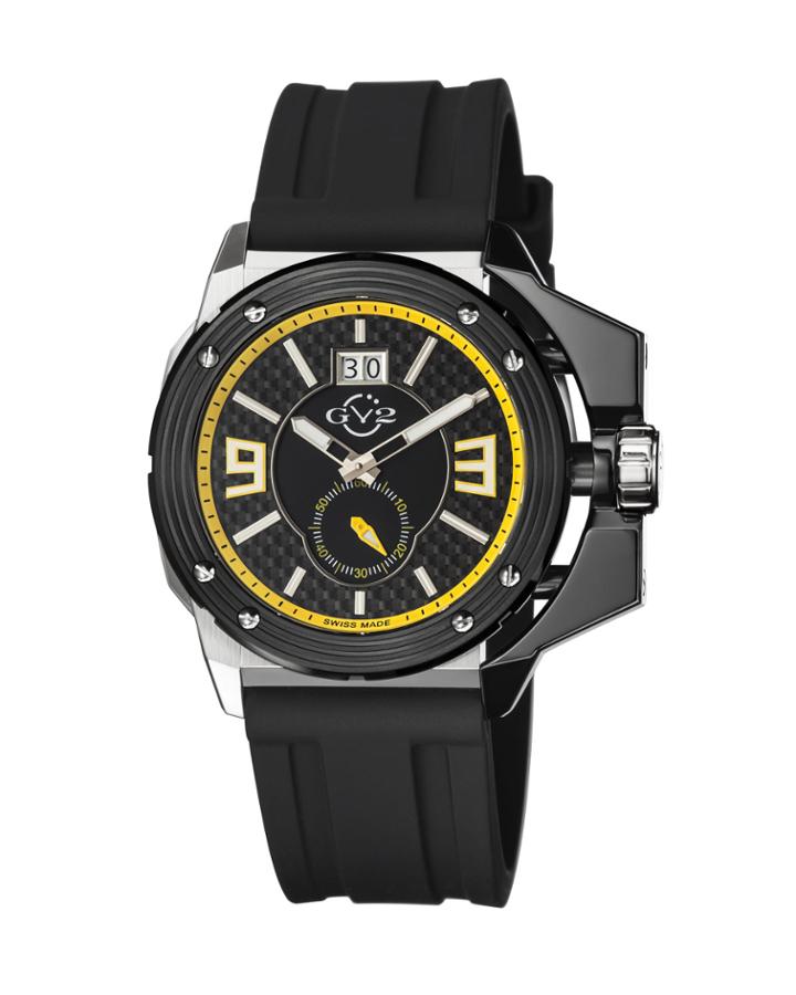 Men's Swiss Quartz Grande Black Rubber