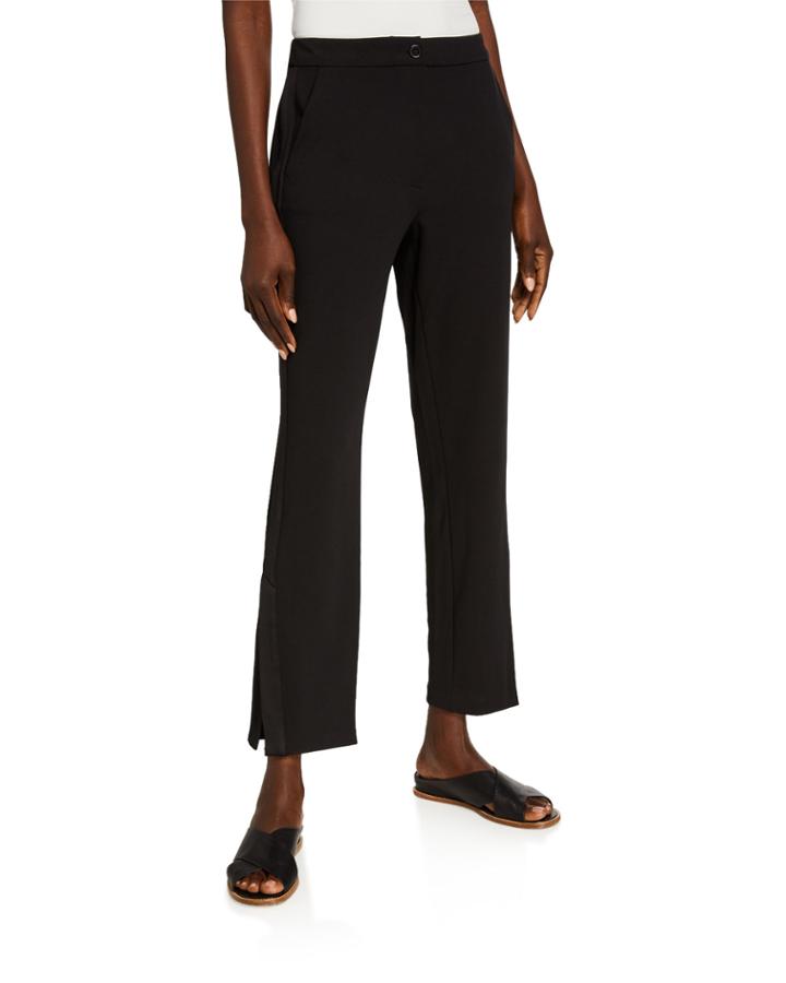 Side-slit Ankle Pants