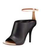 High-vamp Leather Ankle-wrap