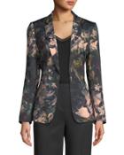 Bea Floral-print Blazer Jacket