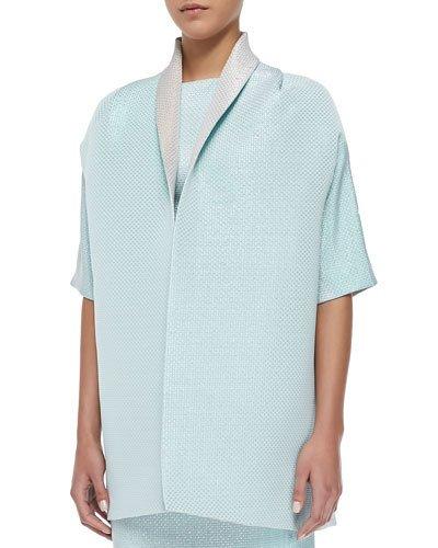 Diona Glazed Check Cape