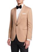 Men's Shawl-lapel Silk Dinner Jacket