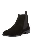 Men's Suede Chelsea Ankle Boots