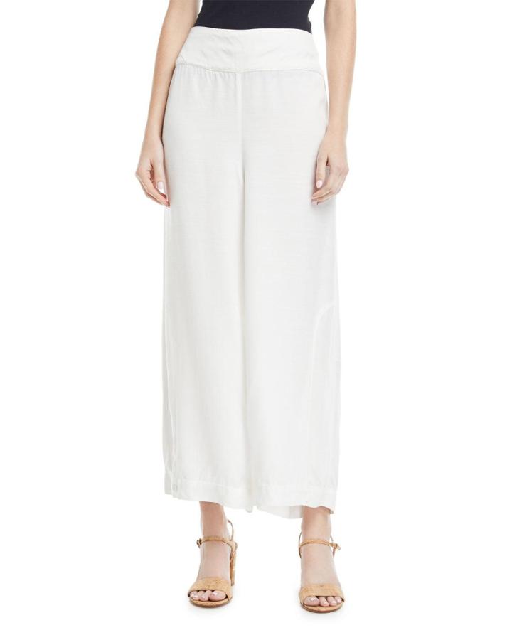 Peta Wide-leg Culotte Pants