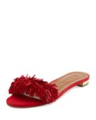 Wild Thing Suede Flat Slide