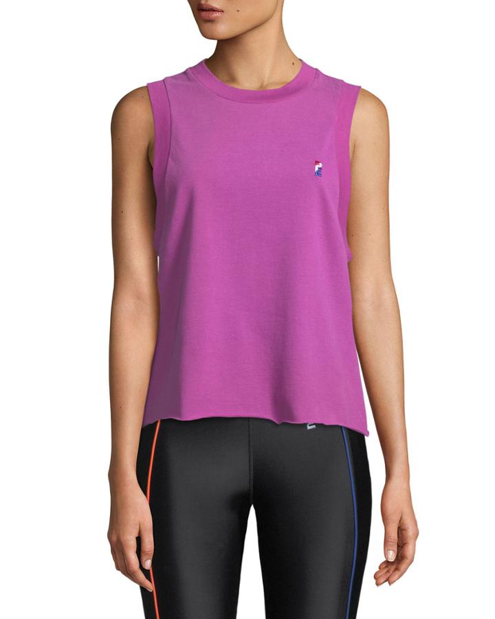 The Quantum Crewneck Cotton Tank