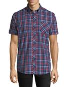 Men's Checkered Short-sleeve