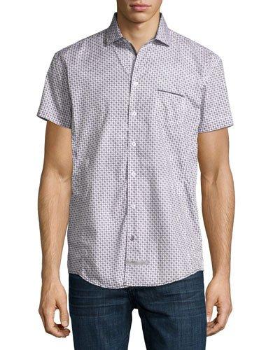 Net-print Short-sleeve Sport